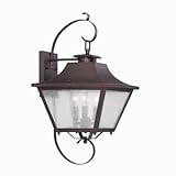 Acclaim 8722ABZ Lafayette Collection 3-Light Wall Mount Outdoor Light Fixture, Architectural Bronze 