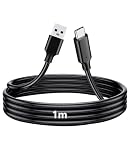 TOMSING USB Type C ケーブル USB A to USB C 3.2 3A/60W急速充電 10Gbps高速データ転送 高耐久 充電ケーブル for iPhone 16 / 15 /iPad Pro/MacBook/Galaxy/Xperia/その他 Android 等 USB-C機器対応 1m （ブラック（PQ108），1m）