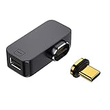 Xiwai Type USB-C Type C to Mini DP Displayport Monitor Converter Magnetic Angled Adapter 4K 2K 60hz for Phone＆Laptop