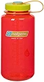 nalgene(ナルゲン) ボトル 広口1.0L サステイン と イージーシッパー のセット (ポメグラネイト) [並行輸入品]