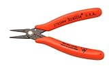 Xcelite 378SMM Long Reach Electronic Plier with Smooth Jaws, 1-1/4 Jaw Length, 1/8 Head Width, Red G