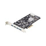 StarTech.com PCI Express拡張カード／PCIe 2.0 x4／4ポート USB3.2 Gen 1 Type-A 5Gbps／ペリフェラル電源端子搭載／USB増設 インターフェースアダプター P5Q4A-USB-CARD