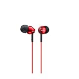 SONY カナル型イヤホン レッド MDR-EX110LP/R