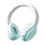 ヘッドホン Bluetooth ワイヤレスヘッドホン 有線 無線 両用 Bluetooth6.1 オーバーイヤー 子供用ヘッドホン ノイズキャンセリング/密閉型/音漏れ防止/158g軽量/遅延なし/HiFi ステレオ重低音/40mm大口径スピーカー/内蔵マイク付き/ハンズフリー/30H音楽再生/折り畳み可能/日本語取扱説明書付属 (ミントグリーン)