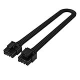 Silver Stone Silver Stone社製電源専用モジュラーケーブル EPS/ATX 12V 8pin to 4+4pin SST-PP06BE-EPS35 ブラック