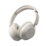 HAOYUJP新型Bluetoothヘッドセット，ワイヤレスイヤホンBluetooth 5.3/40 mm HD駆動ユニット/有線、ワイヤレス両用/折りたたみ式回転式 （クリーム入り)