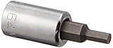 Wright Tool 2207 1/4 Drive Hex Bit with Socket, 9/64 by Wright Tool