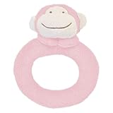 Angel Dear Monkey Ring Rattle, Pink by Angel Dear