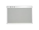 ナスタ 掲示板 ALアルミ製 レザー貼 横 グレー KS-EX922A-6090A 1個