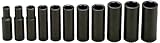 Wright Tool 412 6-Point Deep Impact Socket Set, 11-Piece by Wright Tool