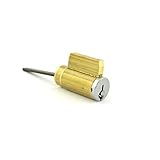 Stanley Commercial Hardware Single Cylinder, Kwikset Keyway, Keyed Different, 6-Pin, Satin Chrome Fi