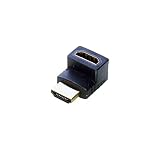 HDMI 延長アダプター L型 片方オス（下向き）