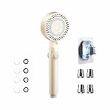 シャワーヘッド 節水 Godamiu マッサージ シャワーヘッド 塩素除去 5+1段階モード 保温と保湿 美肌 手元止水 極細水流 水圧調整