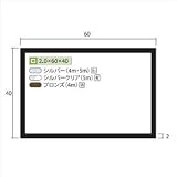 安田株式会社　一般形材　アルミ不等辺角パイプ　定尺　L=4,000　2.0×60×40（ｍｍ）　【外構DIY部品】 　ブロンズ