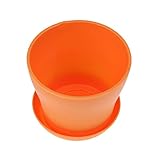 Perfk ガーデン装飾プランター　メタルフラワープランター　デスク収納ボックス　8色選べる - 黄