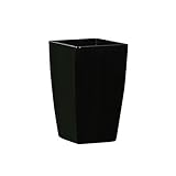 花ごころ ガーデニング オーナメント Plastia Mimosaフラワーポット ブラック 63641