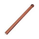ORFOFE シンプルなスティックホルダー お香スティックチューブ 無垢材 ブラウン 8g 自宅 キャンプ 旅行用