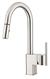 Danze D454442SS Como Trim Line Single Handle Pull-Down Kitchen Faucet, Stainless Steel, Stainless St