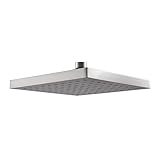 KES 8-Inch Extra Big SQUARE Rainfall Shower Head Replacement Part for Bathroom Shower System Overhea