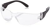 Zenon Z12 250-01-0000 Rimless Safety Glasses with Black Temple Clear Lens and Anti-Scratch Coating [