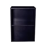 オスパイ(OSPI) カラーボックス 収納ラック 本棚 収納ボックス 収納棚 ディスプレー 棚 フリー 縦横 2段 (ブラック)