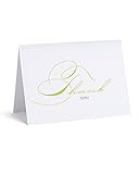 グリーンスクリプトThank Youカード