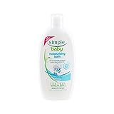 ベビー保湿入浴300ミリリットル (Simple) (x 6) - Simple Baby Moisturising Bath 300ml (Pack of 6) [並行輸入品]