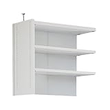 JKプラン 1cmピッチ 買いたせます書棚 追加用上置き 幅60 ホワイト ga-052 ga-052-wh