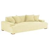 arne ソファ 3人掛け ローソファー 肘付き ファブリック 布張り Bunk 3P クッション 4個付 C1419 カレイド生地 ナチュラル