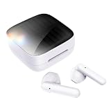ワイヤレスイヤホン Bluetooth 5.4 ソーラー充電 USB充電 Type-C iphone ブルートゥース 軽量 イヤホン ホワイト ブラック 災害グッズ インナーイヤー型 かっこいい お洒落 片耳 両耳 自動ペアリング アウトドア 非常用 マイク内蔵 通勤 通学 (ホワイト)