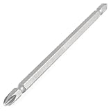 uxcell プラスドライバービット　クリュードライバー　六角シャンク　147mm　磁気デュアルエンド　6mm　PH2
