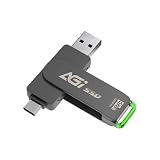 AGI 512GB 外付けSSD USB 3.2 Gen 2 Type-A/Type-C 両対応 ED138 Pro ブラック