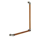 マツ六7-1904-01セレクトシリーズL型ハンドMブラウン＋ブラウンφ35×700×600mm