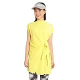 [キャロウェイ] レディース 半袖 モックネックシャツ (デザイン・吸汗速乾性・UVカット) / ゴルフ インナー / C24134212 1060_イエロー