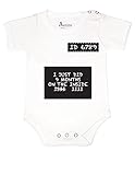 Funny Baby OnesieロンパースI Just Did 9ヶ月on the insideベビーシャワーギフト カラー: ホワイト