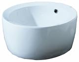Porcher 15090 – 00.001 Giro Aboveカウンタ洗面所、ホワイト