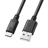 サンワサプライ USB 2.0 Type-Cケーブル（C-A・3m・ブラック） KU-CA30BK