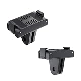 HUIKKJP 大疆 OSMO Action 5Pro/4/3 磁気マウントアダプター 2枚セット クイックリリース 脱落防止 アクションカメラ用