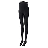 犬印本舗 マタニティ あったか裏起毛タイツ 160D M-L ブラック PS6531T