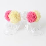BABYDECO ベイビーデコ フットアクセサリー ポンポン ピンク＆イエロー bdc0003-05