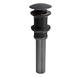 VCCUCINEOilRubbedBronzeBathroomLavatoryVesselSinkPopUp Drain Stopper, WithoutOverflow [並行輸入品]