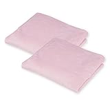American Baby Company 2 Piece Heavenly Soft Chenille Crib Sheet, Pink, 28 x 52 by American Baby Comp
