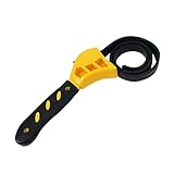 Baoblaze ラバー ベルトレンチ ストラップ スパナ 汎用 取り外し 車 修理工具 全2サイズ - 8インチ