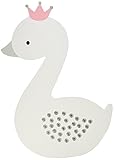 Lambs & Ivy Swan Lake Wall Decor, Pink/White/Grey