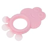 B Blesiya 新生児　ベビー　ソフト　シリコン　歯がため　おしゃぶり　おもちゃ 全9パタン　 - ピンクカエル