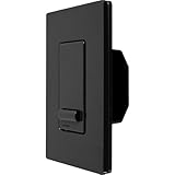 Lutron dl-3pslhw-gt Dalia Duo 1000 W 3ウェイスイッチ、Granite
