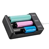 1/2/3/4 18650バッテリー充電ケースのLEDディスプレイ付きスロットバッテリー高速USB C電源3.7V/4.2V USB Cバッテリー