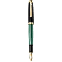 【送料込み】ペリカン ボールペン スーベレーン Ｒ４００ 緑縞 中古)Pelikan ペリカン ローラーボール スーベレーン R400