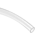 uxcell 空気PUホース プラスチックチューブ 14mmX10mm 5M長さ クリアー ポリウレタンエアーホース