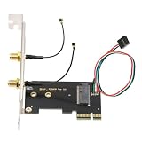 CY カード ワイヤレス NGFF A/E キー WiFi カード - PCI-E Express 1x アダプター (WLAN Wifi6 Wifi7 Bluetooth 用) (PCIE - A+E)
